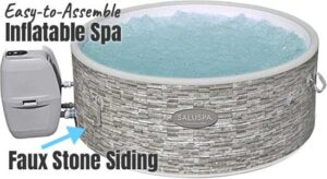 Bestway SaluSpa Vancouver Faux Stone Hot Tub