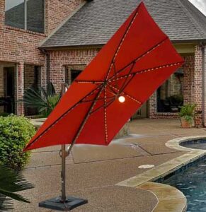 Hot Tub Umbrella with Lights