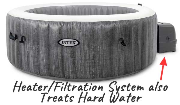 Intex PureSpa Water Treatment System Heats, Filters, Controls Bubble Jets and Softens Hard Water