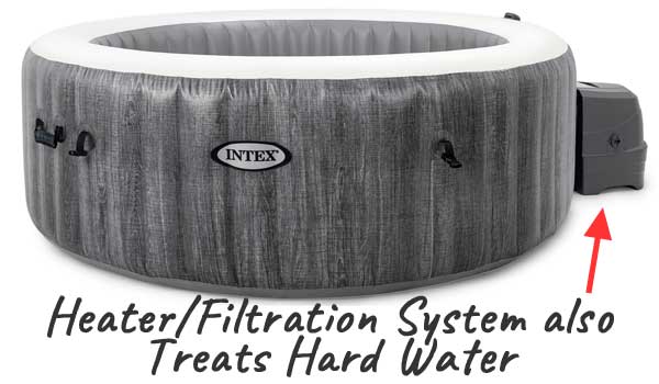 Intex PureSpa Water Treatment System Heats, Filters, Controls Bubble Jets and Softens Hard Water
