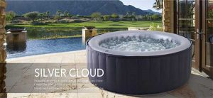 Mspa Lite Silver Cloud Inflatable Hot Tub