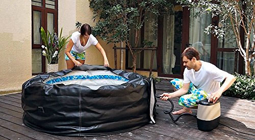 Inflating the Pinnacle Hot Tub