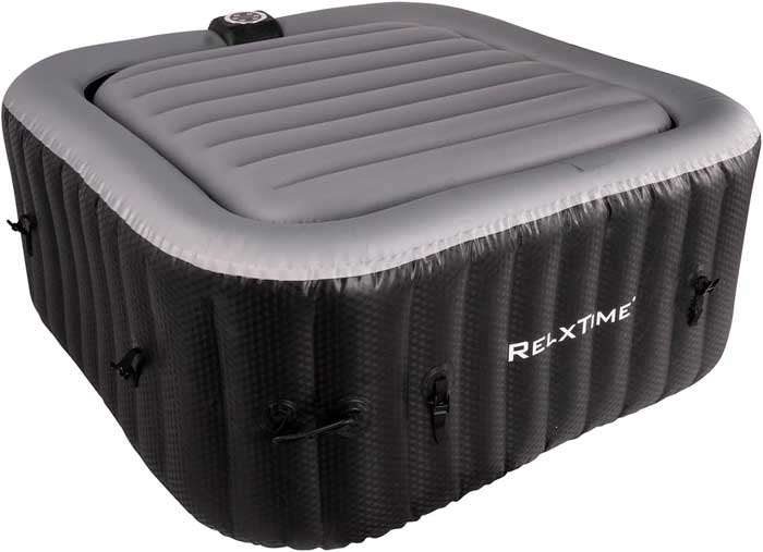RELXTIME Spa with Matching Inflatable Insulating Cover