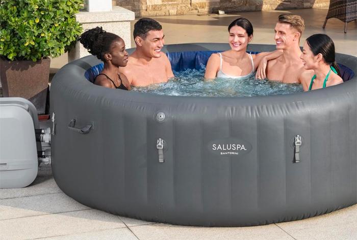 SaluSpa Santori Inflatable Spa Seats 5-7 People