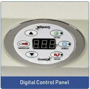 Spa Digital Control Panel for Heat, Bubbles and Filter