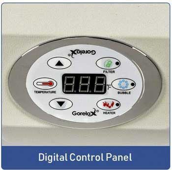 Spa Digital Control Panel for Heat, Bubbles and Filter